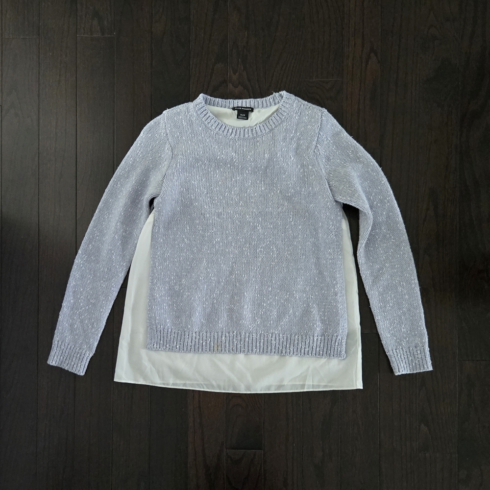 Club Monaco Periwinkle Crew Neck Sweater